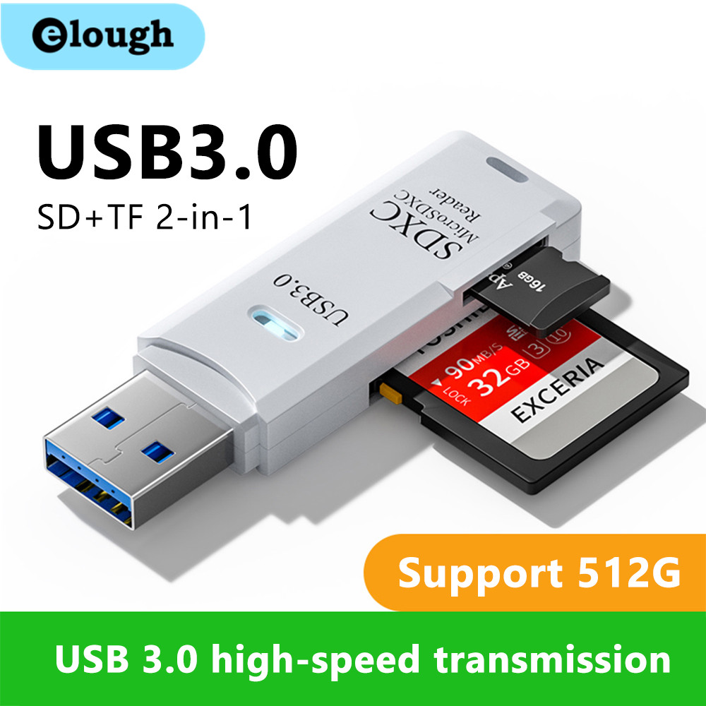 Laptop Accessories And Gadgets - 2-in-1 USB 3.0 Kartenleser Micro TF