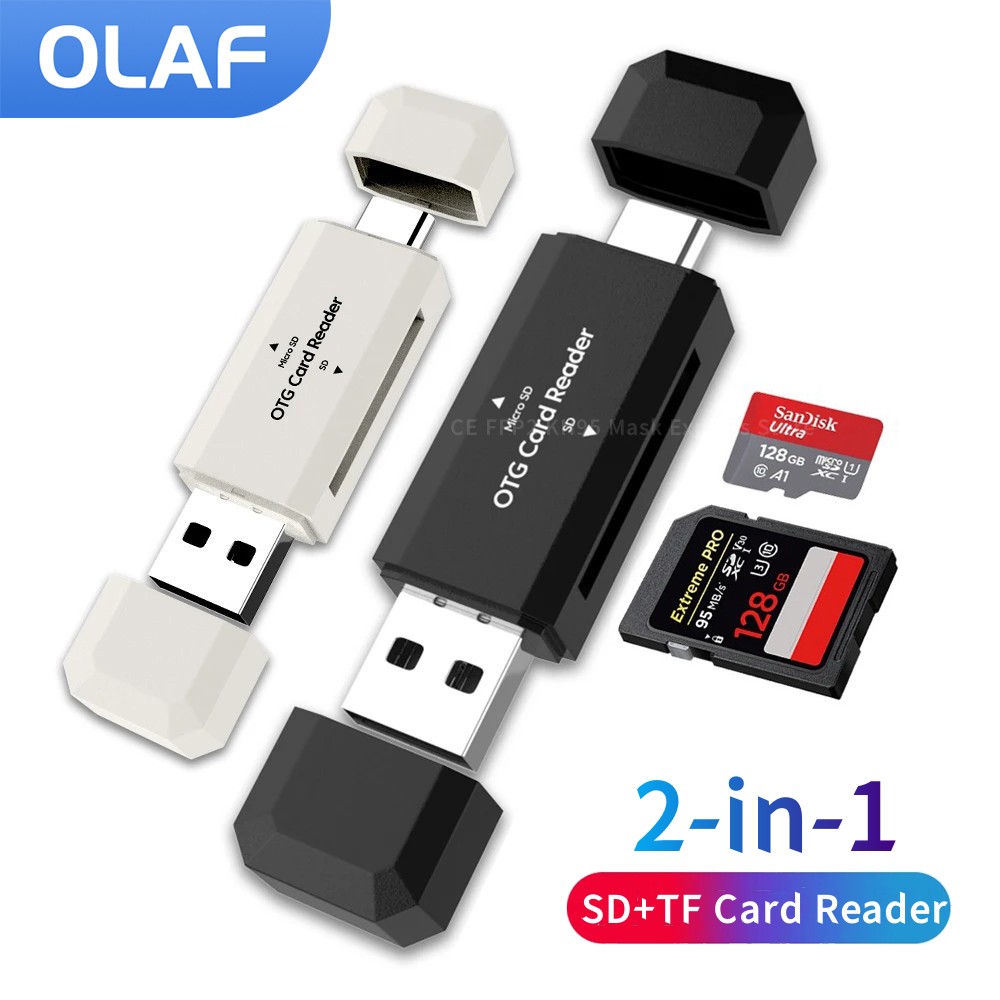 Laptop Accessories And Gadgets - 2-in-1 Typ C SD TF Kartenleser