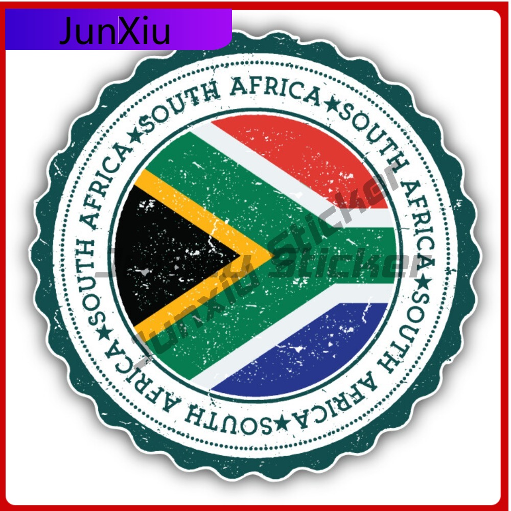 Laptop Accessories South Africa - Südafrika-Flagge, kreativer Aufkleber, Stempel, Autoaufkleber, Aufkleber