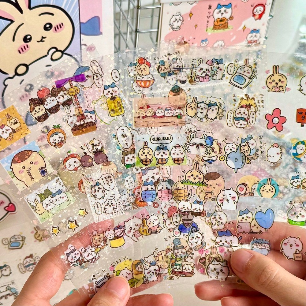 Laptop Accessories Wholesale - 30 Stück Chiikawa Laser-Aufkleber Cartoon Wasserfeste