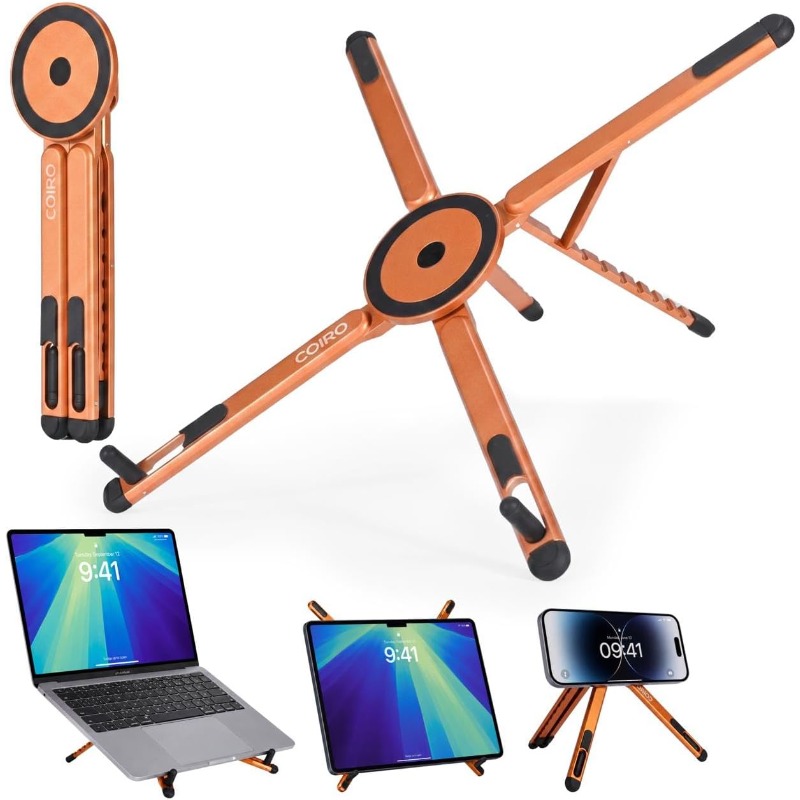 Laptop Stand Riser - 3-in-1 Magnetischer Faltbarer Ständer für Laptop,