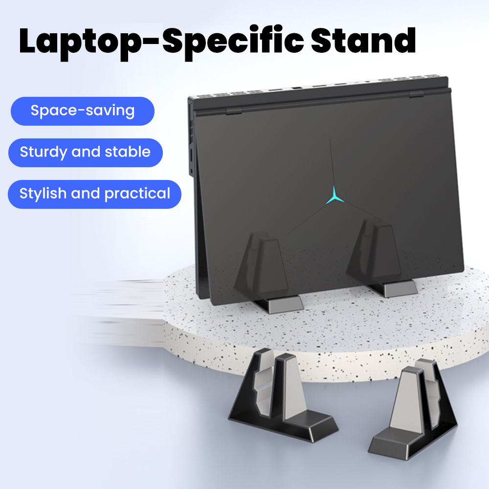 Laptop Stand Riser - Vertikaler Laptop-Ständer für Büro-Notebooks, platzsparender, multifunktionaler