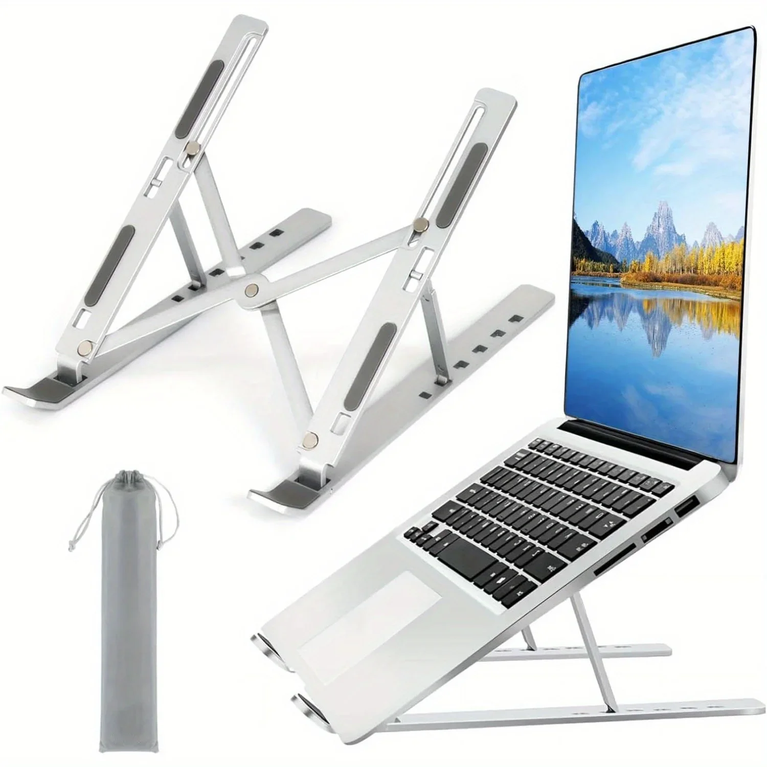 Faltbarer Aluminium-Laptop-Stä – Laptop Stand Riser Bewertung und Preis