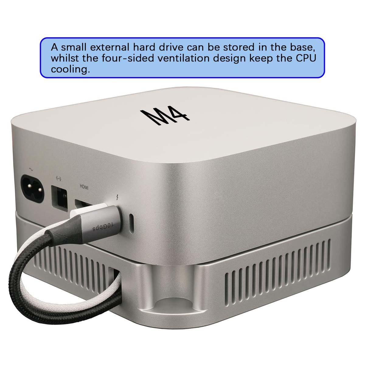 Ständer für Mac Mini M4/M4 Pro – Laptop Stand Riser Bewertung und Preis