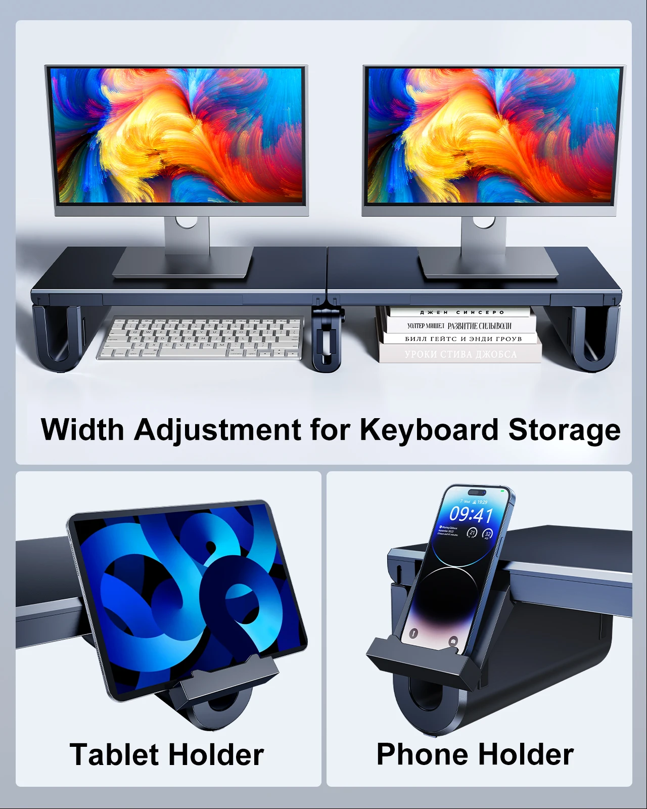 Oatsbasf Dual Monitor Ständer  – Laptop Stand Riser Bewertung und Preis