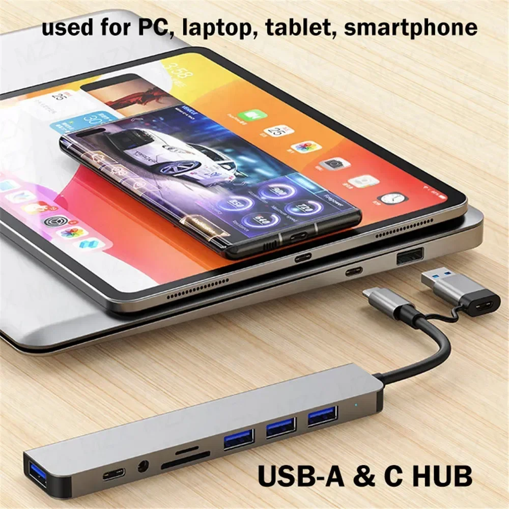 8 In 1 USB C Hub Expander Mult – Laptop Accessories Must Have Bewertung und Preis